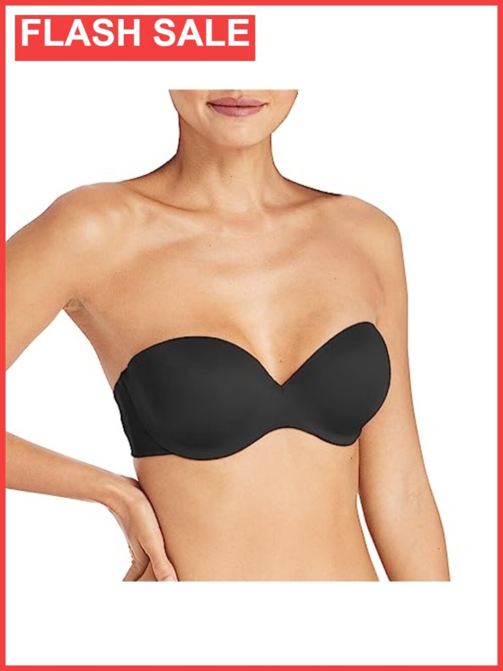 Maidenform Women's Strapless Bra Custom Lift Underwire Convertible